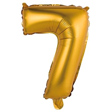 

GoDan Nafukovací balonek číslice '7' zlatá, 35 cm