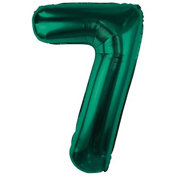 

GoDan Nafukovací balónek ČÍSLICE '7' lahvově zelená, fólie 85 cm