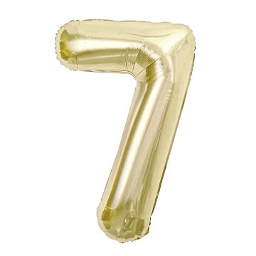 

GoDan Nafukovací balónek ČÍSLICE '7' šampaň, fólie 85 cm