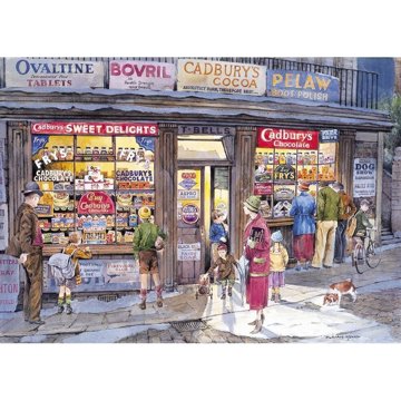 

GIBSONS Puzzle Obchůdek na rohu 500 dílků
