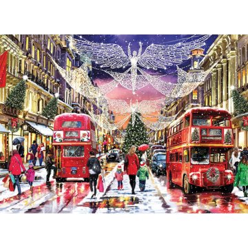 

GIBSONS Puzzle Vánoční Regent Street XL 500 dílků