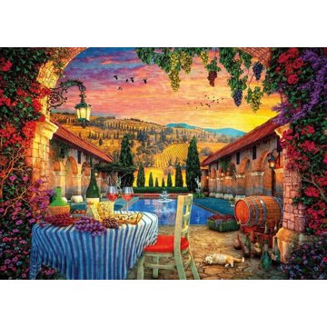 

GIBSONS Puzzle Západ slunce v Toskánsku 1000 dílků