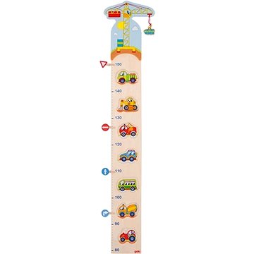 

GOKI Dřevěný růstový metr Vozidla 96 cm
