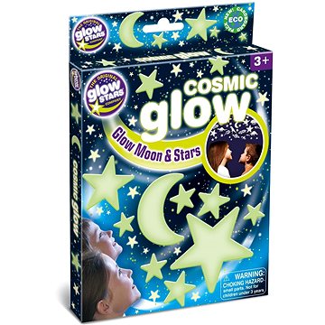 

GlowStars Světélkující dekorace na zeď - Cosmic Měsíc a hvězdy