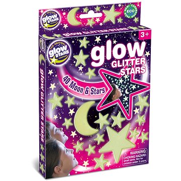 

GlowStars Světélkující dekorace na zeď - Třpytivé hvězdy