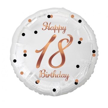 

GODAN '18 Happy Birthday' růžovo-zlatý, 45 cm
