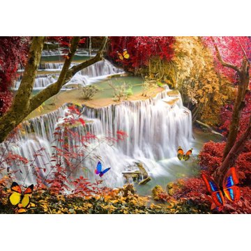 

GRAFIKA Puzzle Vodopád v hlubokém lese 2000 dílků