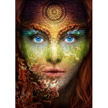 

GRAFIKA Puzzle Příroda - žena 1000 dílků