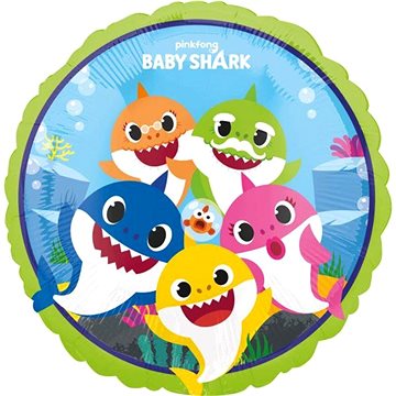 

Amscan Balón foliový 43 cm baby shark žralok