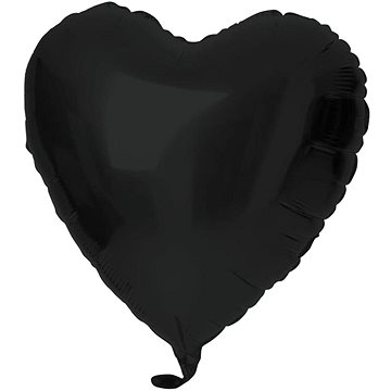 

FOLAT Balón foliový srdce 45 cm matné černé