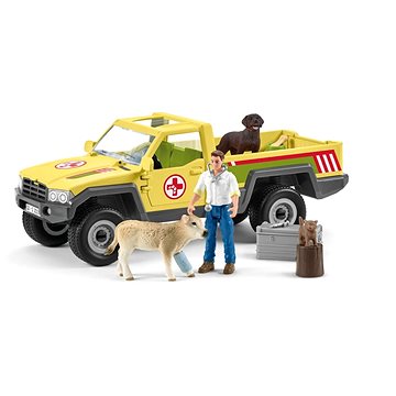 

Schleich Záchranné terénní auto s veterinářem 42503
