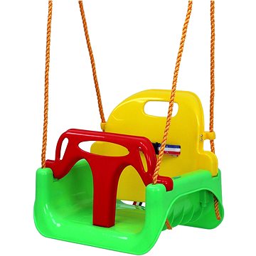 

Aga4Kids Dětská houpačka s ohrádkou Zelená/Žlutá