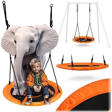 

Neo-Sport Čapí hnízdo Swingo XXL 95 cm oranžová