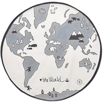 

ANNAM Dětská podložka světové země mapa 85 cm
