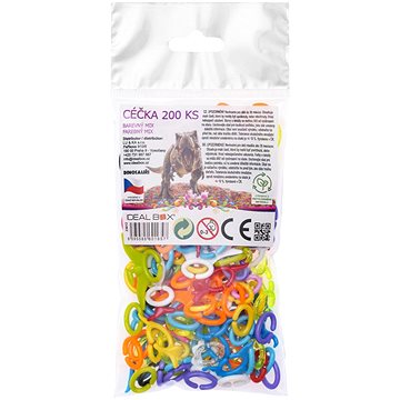 

Ideal Box Céčka 200 ks - barevný mix, dinosauři