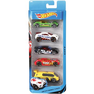 

Hot Wheels Angličáky 5ks