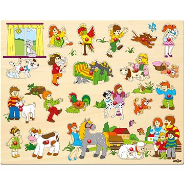 

Woody Puzzle velké s úchyty