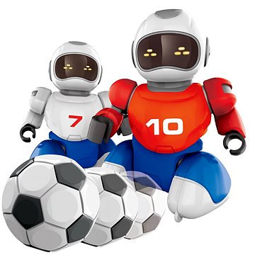 

Robot s míčkem na dálkové ovládní, 2 ks + 2 branky