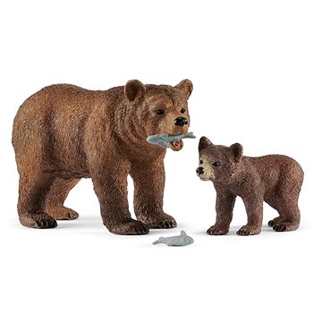 

Schleich Medvědice Grizzly s mládětem 42473