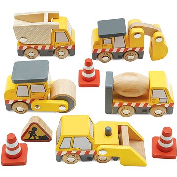 

Le Toy Van Set stavebních strojů