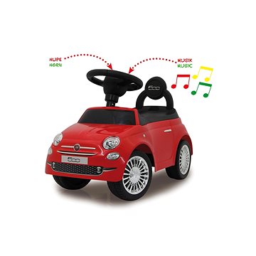 

Jamara Push Car Fiat 500 - červený