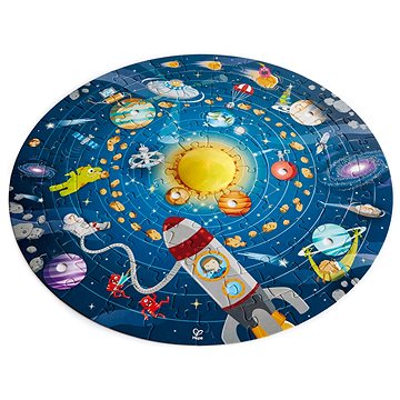 

Hape Dětské puzzle - Sluneční soustava LED
