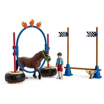 

Schleich Závod v agility pro poníky 42482