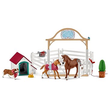 

Schleich Hostující koně, Hannah s fenkou Ruby 42458