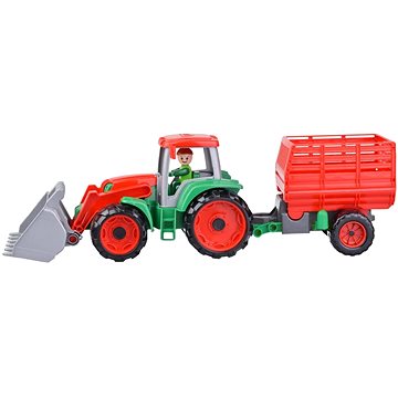 

Lena Truxx Traktor s přívěsem na seno, ozdobný kartón