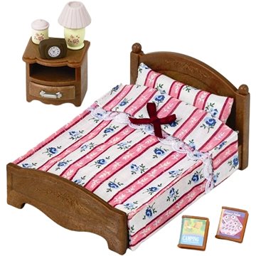 

Sylvanian Families Nábytek – dvojlůžko s nočním stolkem