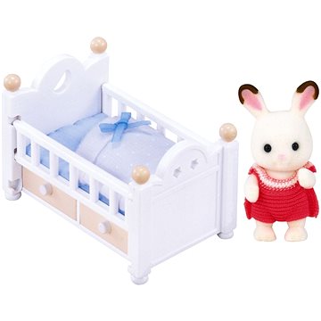

Sylvanian Families Nábytek chocolate králíků – baby králík v postýlce