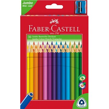 FABER-CASTELL Jumbo, 30 barev