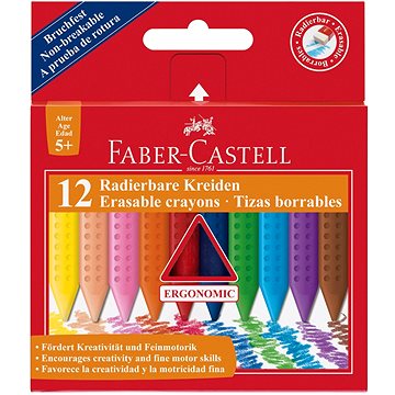 

FABER-CASTELL Plastic Colour Grip, 12 barev