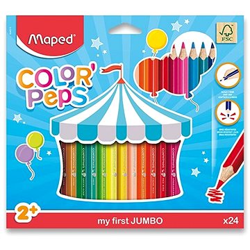 

MAPED Color Peps Jumbo, 24 barev