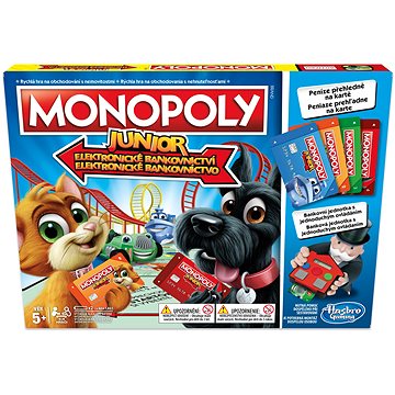 Monopoly Junior Elektronické bankovnictví CZ/SK verze - Desková hra