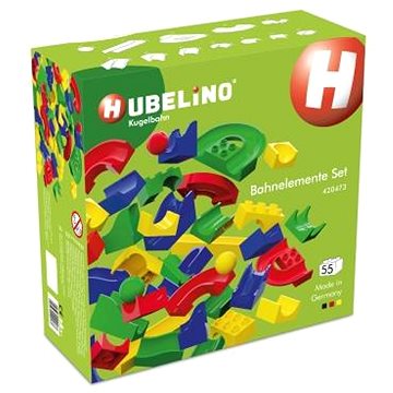 

HUBELINO Kuličková dráha - set bez kostek 55 ks