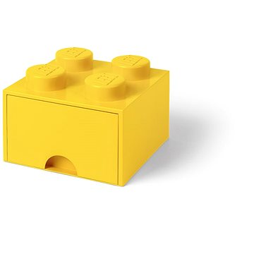 

LEGO Úložný box 4 s šuplíkem - žlutá
