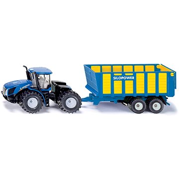 

Siku Farmer - Traktor New Holland s přívěsem Joskin
