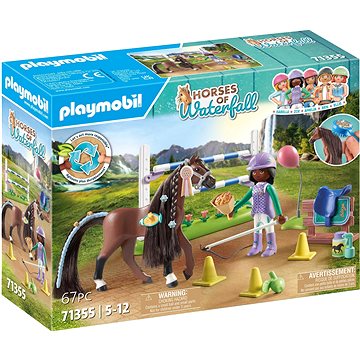 

Playmobil 71355 Zoe & Blaze s turnajovým hřištem