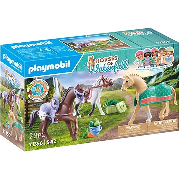 

Playmobil 71356 3 koně: Morgan, Quarter Horse a Shagya Arabian
