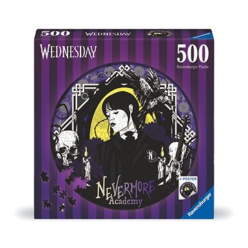 

Kruhové puzzle: Wednesday 500 dílků