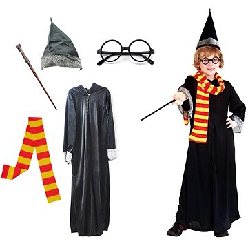 

FunCo Dětský kostým Harry Potter s doplňky 110-122 M