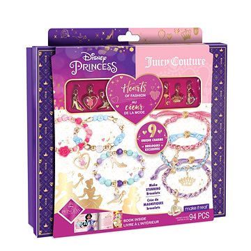 Make it Real Disney Princess X Juicy Couture Hearts of Fashion - Sada na výrobu šperků