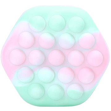 Elpinio Pop IT 3D hexagon ombre růžová - Pop it
