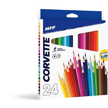 

Pastelky MFP 24 ks triangular s ořezávátkem