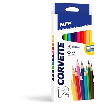 Pastelky MFP 12 ks triangular s ořezávátkem