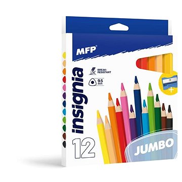 

Pastelky MFP 12 ks JUMBO triangular s ořezávátkem