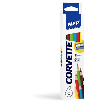 

Pastelky MFP 6 ks triangular s ořezávátkem