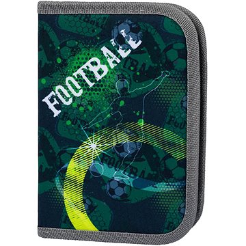 

BAAGL Školní penál klasik dvě chlopně Fotbal