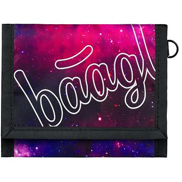 BAAGL Peněženka Galaxy fialová